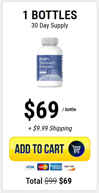 Brain Memory Keeper 1 bottle price